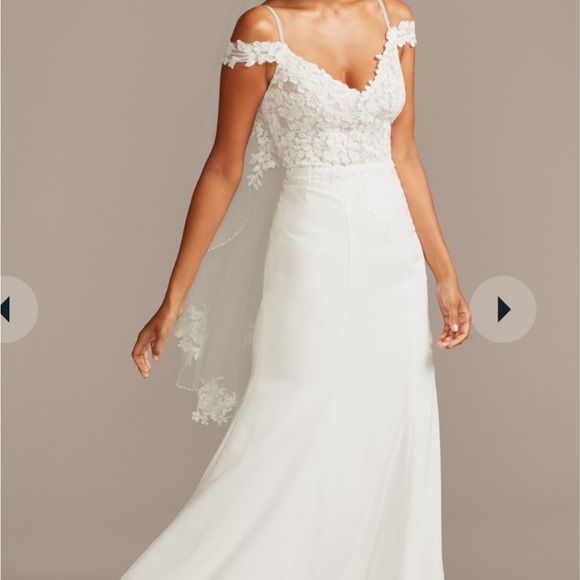 David’s Bridal Wedding Dress - Picture 1 of 6